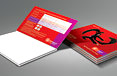 طراحی دفترچه یادداشت تبلیغاتی شرکت برسیان دارو 01