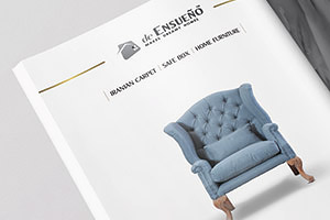 طراحی آگهی تبلیغاتی مجله شرکت de Ensueño