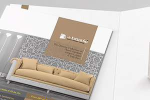 طراحی و چاپ بروشور دو لت شرکت de Ensueño