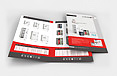 طراحی و چاپ بروشور تبلیغاتی دو لتی قطع A4 محصولات نیکا 01